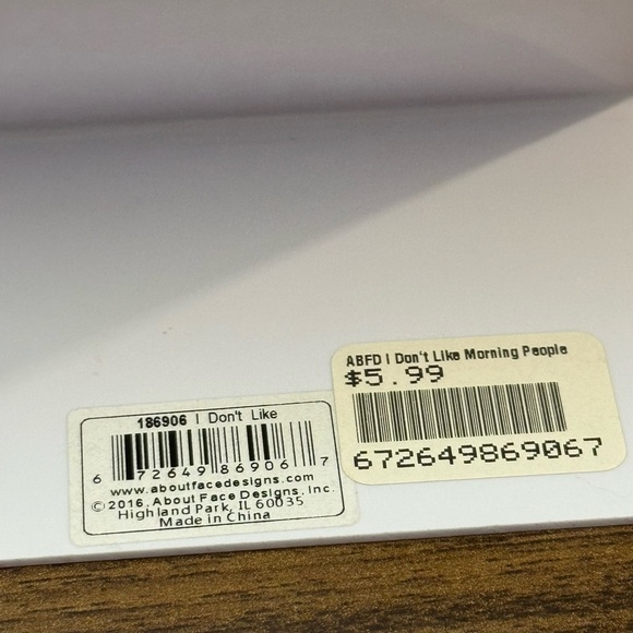 Red Humorous Desk Sign - Picture 3 of 3